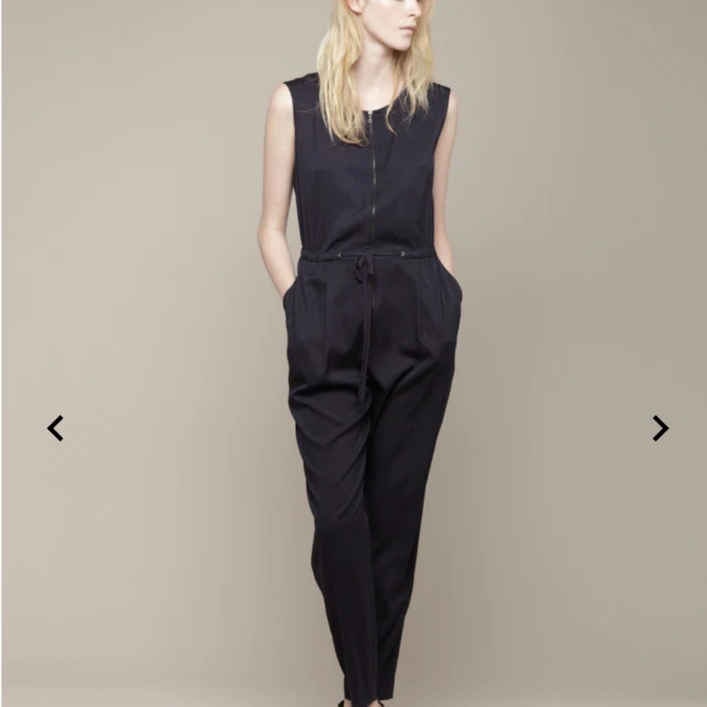 3.1 Phillip lim silk jumpsuit, black, size 4.